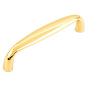  700 Series Traditional Collection 4-3/8'' W Cabinet Pull in Polished Brass, 4-3/8'' W x 1-1/8'' D