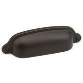  700 Series Traditional Collection 3-3/4'' W Cabinet Cup Pull in Oil Rubbed Bronze, 3-3/4'' W x 3/4'' D x 1'' H