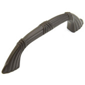  Versailles Collection 4-1/8'' W Cabinet Pull in Oil Rubbed Bronze, 4-1/8'' W x 1-1/8'' D x 3/4'' H