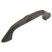  Versailles Collection 4-1/2'' W Cabinet Pull in Oil Rubbed Bronze, 4-1/2'' W x 1-1/8'' D x 3/4'' H