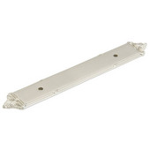  Versailles Collection 7-3/16'' W Backplate for Cabinet Pull in Satin Nickel, 7-3/16'' W x 1/8'' D x 1'' H