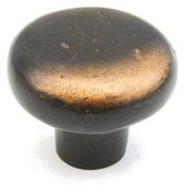  Mountain Collection 1-5/8'' Diameter Round Cabinet Knob in Antique Bronze, 1-5/8'' Diameter x 1-1/4'' D x 5/8'' Base Diameter