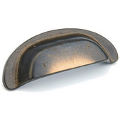  Mountain Collection 4-1/8'' W Cabinet Cup Pull in Antique Bronze, 4-1/8'' W x 1'' D x 1-3/4'' H