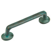  Mountain Collection 5'' W Cabinet Pull in Verde Imperiale, 5'' W x 1-1/4'' D