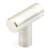  Stainless Steel Collection 1-3/8'' W Cabinet T-Knob in Stainless Steel, 1-3/8'' W x 1-3/8'' D
