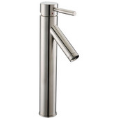  1 Hole Single-Lever Tall Lavatory Faucet , Brushed Nickel Finish