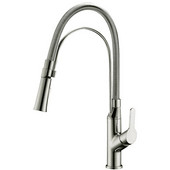  Single-Lever Pull-Out Kitchen Faucet, Brushed Nickel