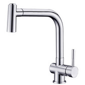  AB503670BN Single-Lever Pull-Out Spray Kitchen Sink Mixer, Chrome