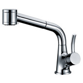  1 Hole Single-Lever Pull-Out Spray Kitchen Faucet, Chrome Finish