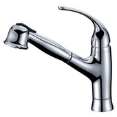  1 Hole Single-Lever Pull-Out Spray Kitchen Faucet, Chrome Finish