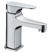  1 Hole Single-Lever Lavatory Faucet and Pull-Up Drain with Lift Rod , Chrome Finish