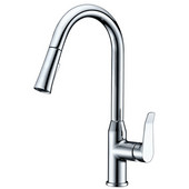  Single-Lever AB533498 Series Pull-Down Spray Kitchen Faucet, Chrome Finish