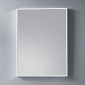  Vertical LED Backlit Wall Mount High Gloss Aluminum with IR Sensor with Illuminated Frame, 23-5/8'' W x 1-3/16'' D x 31-1/2'' H
