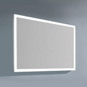  Horizontal LED Backlit Wall Mount High Gloss Aluminum with IR Sensor with Illuminated Frame, 31-1/2'' W x 1-3/16'' D x 23-5/8'' H