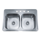  Combination Drop In Series Stainless Steel Top Mount Sink