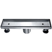  12''W Colorado River Series - Linear Shower Drain in Polished Satin