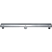  36''W Colorado River Series - Linear Shower Drain in Polished Satin