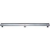  47''W Colorado River Series - Linear Shower Drain in Polished Satin