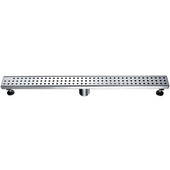  32''W  Mississippi River Series - Linear Shower Drain in Polished Satin