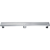  32''W Thames River Series - Linear Shower Drain in Polished Satin
