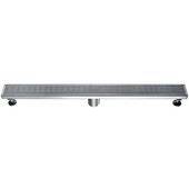  32''W Wheaton River Series - Linear Shower Drain in Polished Satin