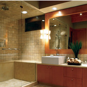 S&P Premium Choice Bathroom Recessed Vent Light/Fan, 80 CFM, .9 Sones, 8'' W x 12-5/8'' D x 7-1/4'' H, GU24 Bulb Base
