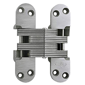 ® Invisible Hinge, UL Fire Rated Hinge for Wood or Metal, 316 Stainless Steel Material, Satin Stainless Steel Finish