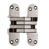 ® Invisible Hinge, Zinc Bodies and Steel Links, Bright Nickel Finish
