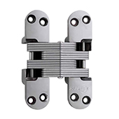® Invisible Hinge, UL Fire Rated Hinge for Wood or Metal, 316 Stainless Steel Material, Bright Stainless Steel Finish