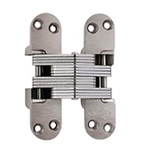 ® Invisible Hinge, UL Fire Rated Hinge for Wood or Metal, Alloy Steel Material, Satin Nickle Finish