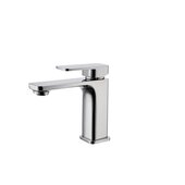 STYLISH International STYLISH™ VITA Single Handle Bathroom Faucet for Single Hole Brass Basin Mixer Tap, Polished Chrome Finish, Faucet Height: 6''