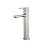 STYLISH International STYLISH™ DAYSI Single Handle Bathroom Faucet In Brushed Nickel Finish, Faucet Height: 12''