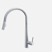 STYLISH International STYLISH™ Single Handle Pull Down, Dual Mode, Stainless Steel Kitchen Sink Faucet in Brushed Nickel, Spout Reach: 8-5/8'', Faucet Height: 17-3/4''