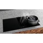  Downdraft 20'' Downdraft Range Hood in Black Glass Ceramics, 4 Speed Touch Controls and Timer, Requires External Blower