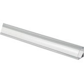  illumaLED™ 003 Series 48'' Angled Aluminum Housing Profile, Clear Lens, 48'' Length x 5/8'' W x 5/8'' H