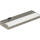  L-BL Series 9-1/2'' Length 120-Volt Under Cabinet Bar Light, Dimmable and 3-Color Selectable (3000K, 4000K, 5000K), Dark Silver