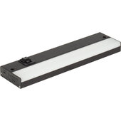  L-BL Series 11-7/8'' Length 120-Volt Under Cabinet Bar Light, Dimmable and 3-Color Selectable (3000K, 4000K, 5000K), Black
