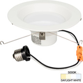  illumaLED™ Retro Fit Series 5'' - 6'' LED Trim For Recessed Can, Daylight White 5000K, 7'' Diameter x 2-7/8'' H