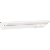  RM Series 12-1/2'' Length 600 Lumen Remote Power Lighted Power Strip, White Finish, White Receptacles, 4000K Cool White