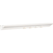  RM Series 24-1/2'' Length 1200 Lumen Remote Power Lighted Power Strip, White Finish, White Receptacles, 2700K Warm White