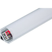  Radiance Series 6-5/8'' Length 12V Accent Output Linear Fixture, Fits 9'' Wall Cabinet, 2W, 003 Profile, Single-White, Soft White 3000K