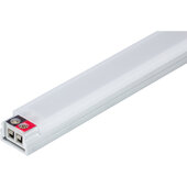  Radiance Series 6-5/8'' Length 12V Accent Output Linear Fixture, Fits 9'' Wall Cabinet, 2W, 007 Profile, Single-White, Soft White 3000K
