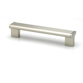  Italian Designs Collection Wide Appliance Pull in Satin Nickel, 12'' (CTC 11-3/8'')