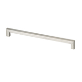  Stainless Steel Collection Square Pull, 16-1/16''W x 5/8'' D x 1/2''H (15-7/16'')