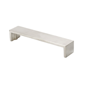  Contemporary Collection Broad Flat Bench Pull in Stainless Steel Style, 6-11/16''W x 1-3/16'' x 1-3/8''H (CTC 7-9/16'')
