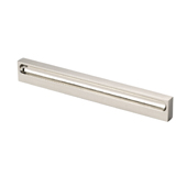  Contemporary Collection Ruler Pull in Stainless Steel Look, 4-5/16''W x 5/16''D x 5/16''H (CTC 2-1/2'')