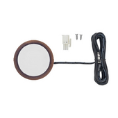  12VDC Slim Power Pockit LED Metal Light, Frosted, 3W, 3000K, Oil Rubbed Bronze, with 79'' Starter Lead & Surface Mount Ring