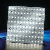  24V Snap Panel LED Lighting, 8W, 6500K Daylight White, 12'' x 12''