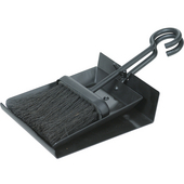  Shovel and Brush Set with Pan, Black