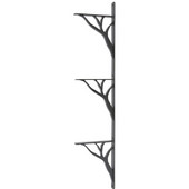  Willow 3-Tier Linear Shelf Bracket, Multiple Finishes, 10''D max